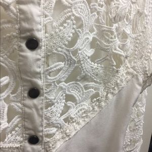Altard state white lace top